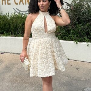 ASOS Halter Flower Dress